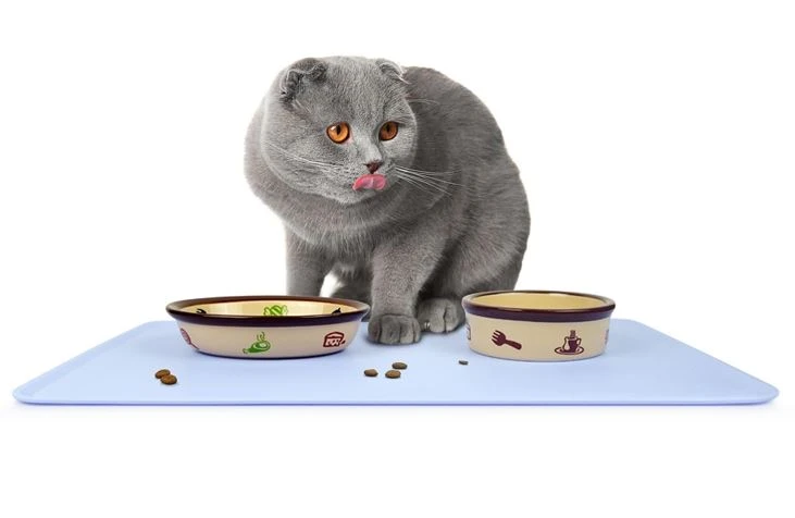 silicone pet feeding mat 