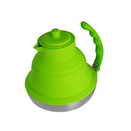 Du lịch ngoài trời An toàn ấm đun nước bằng silicon có thể gập lại