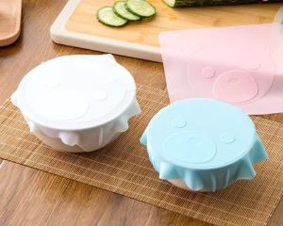 Tùy chỉnh đóng băng nhiệt kháng Silicone Wrap Stretch Lid