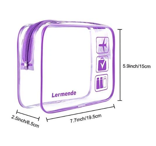 PVC Plastic Kit Storage Airport Bag Travel Set