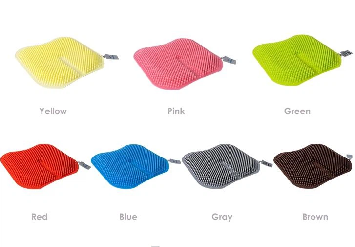 Silicone Driving Chair Massage Cushion Comfortable Car Mat