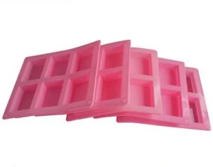 100% Khuôn xà phòng silicone cấp thực phẩm, Khuôn bánh silicone