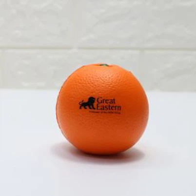 Quả bóng căng thẳng hình dạng màu cam
