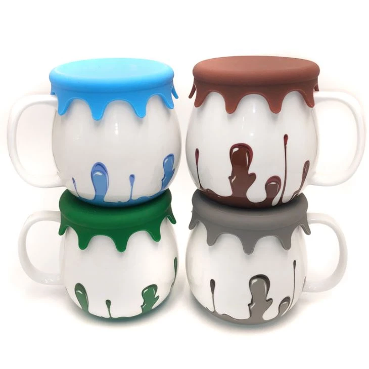 Cilicone Coffee Cup Lids For Porcelain Ceramic Mug