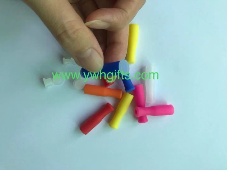 Dust-proof Silicone Cap Straw Tips For Metal Straw