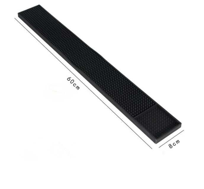 New Design Gift Soft PVC Drip Beer Bar Mat Runner Mat For Cup Coaster Bar Mat