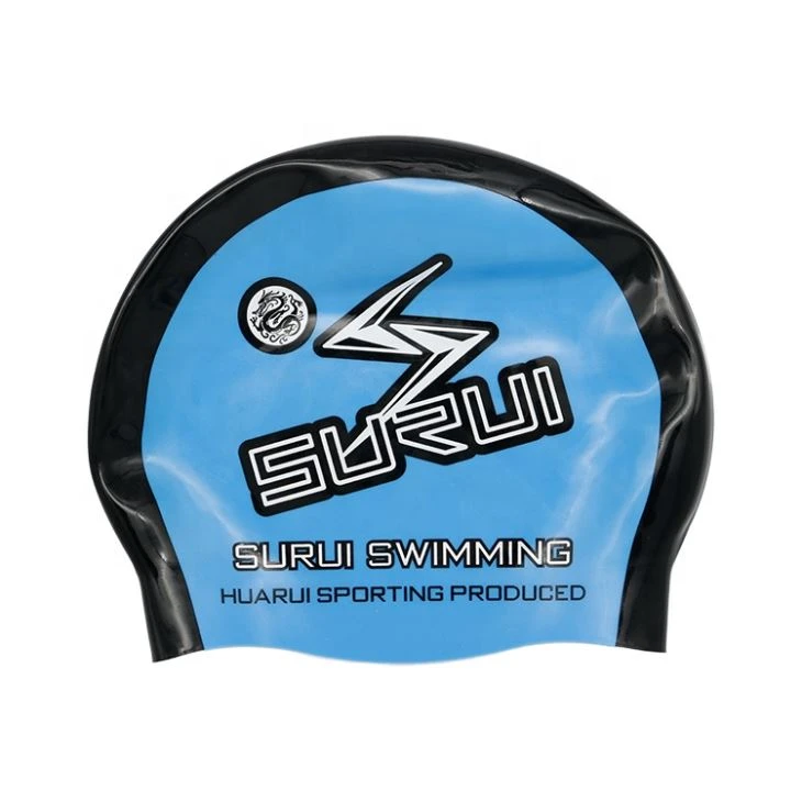Printed Professional Adult Silicone Seamless Swim Caps
