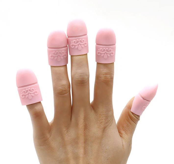 Reusable Soft Silicone Finger Caps Silicone Finger Cover