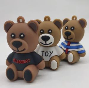 3D Gấu lưu niệm Pvc Keychain cho trận đấu
