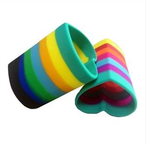 Hình trái tim 3D Silicone Pencil Case Pencil Pouch Pen Container