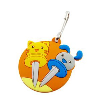 Bán nóng Bộ kéo dây kéo bằng nhựa PVC cao su có logo