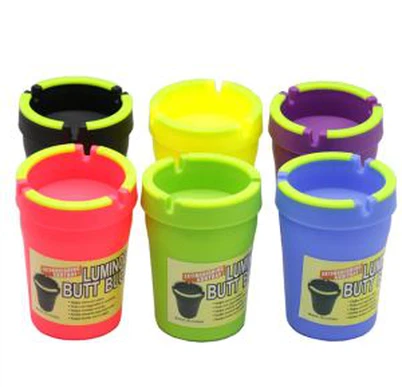 Luminous Car Portable Silicone Ashtray Vòng Ashtray