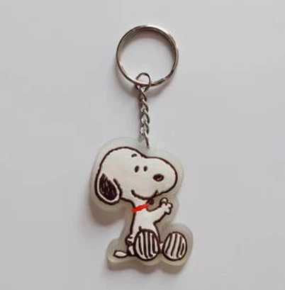 Móc khóa cao su pvc 3d bán trong suốt