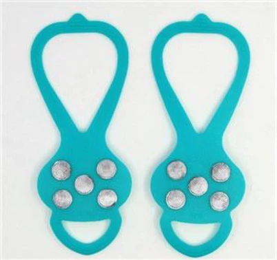 Silicone Anti-skid Giày Covers Silicone Cleats 5 Ttooth Crampons Silicone Anti-skid Giày Covers Silicone Cleats 5 Ttooth Crampons
