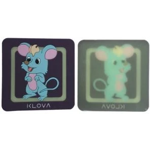 Soft PVC Glow In The Dark Drinking Coaster Với Logo
