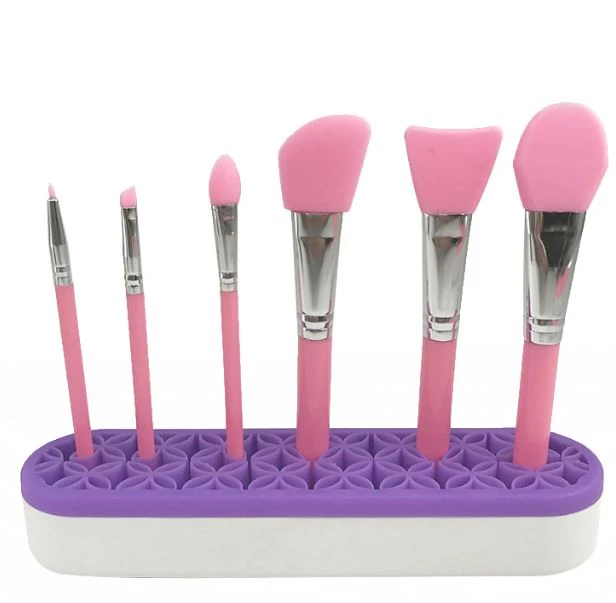 Multifunctional Makeup Brush Pencil Holder Silicone Pne Storage