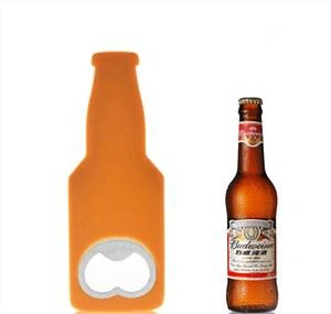 Thiết kế 3d PVC Chai Opener Metal Bottle Opener