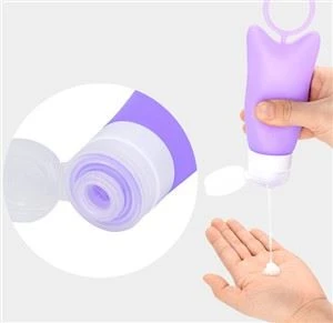 Chai dầu gội du lịch bằng silicon chống rò rỉ Chai silicon du lịch có thể bóp