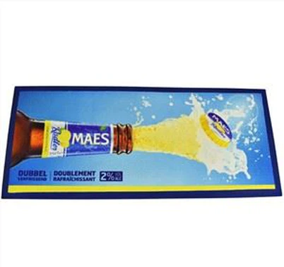 Nitrile Rubber Bar Runner Mat Thương hiệu Rượu Barmats quảng cáo