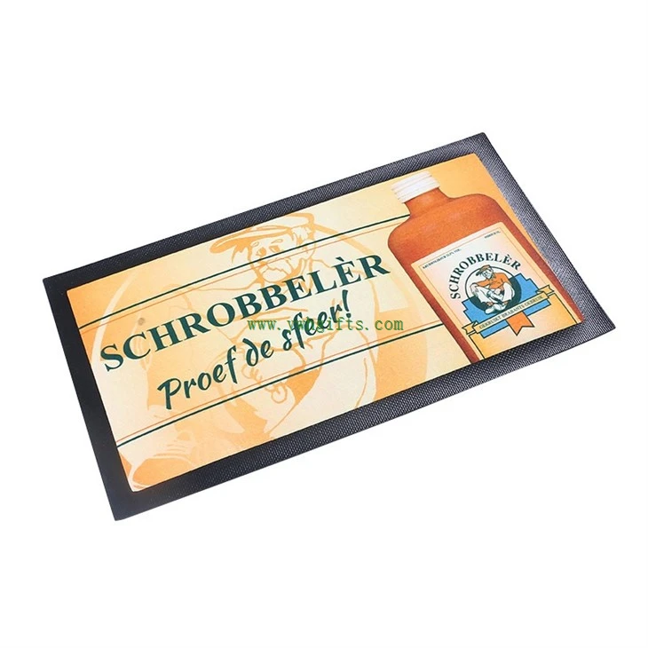 Customized Printing Nitrile Water Absorb Beer Bar Mats